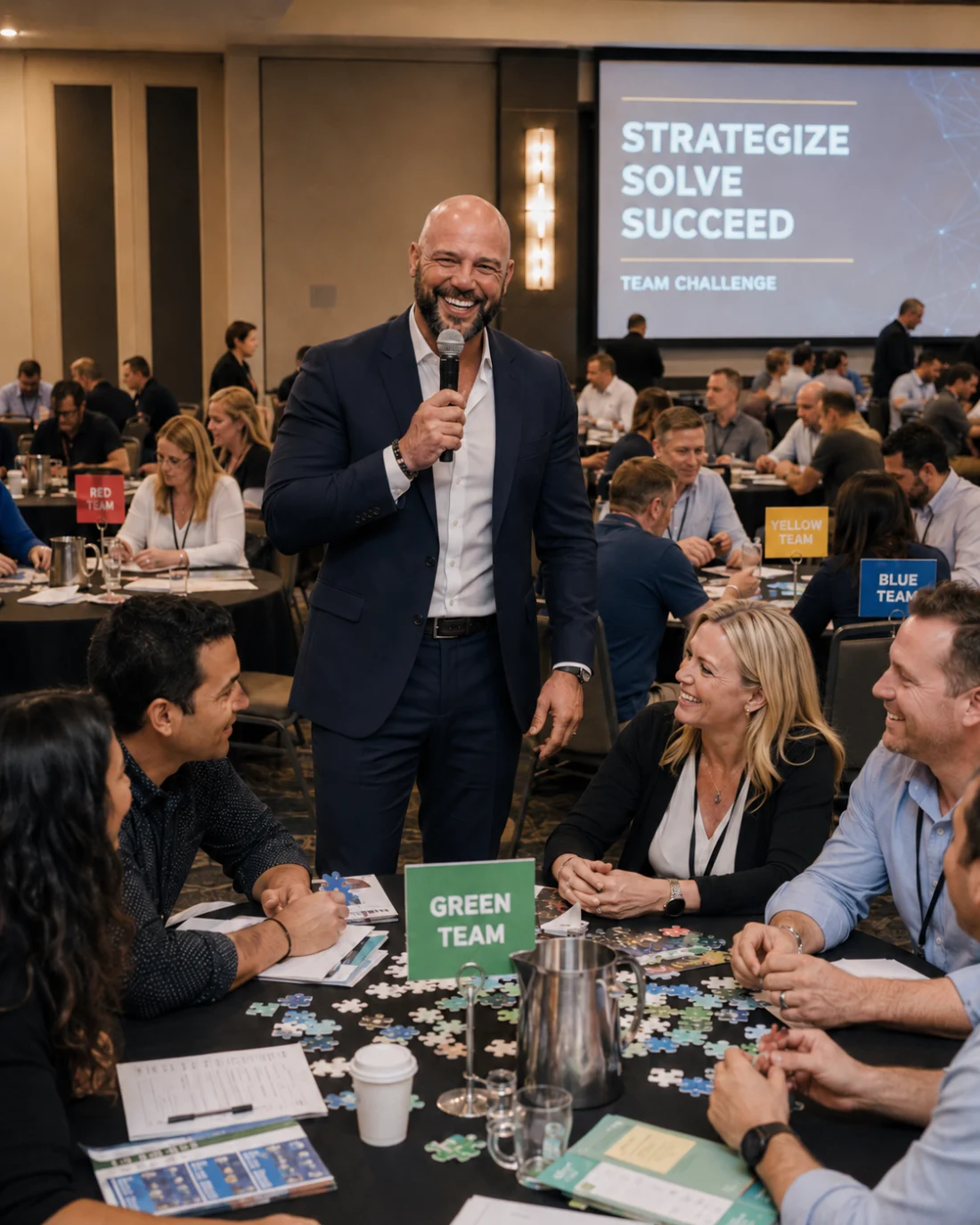 Jeremy Brooks leading a group experience